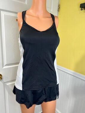 Black & White Athletic Tank